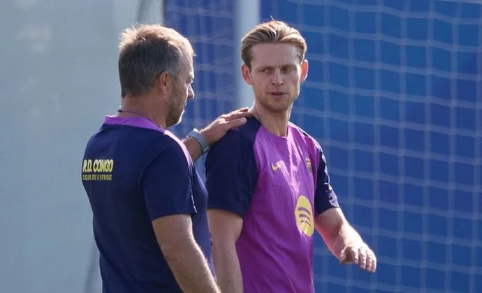 Frenkie de Jong recupera el sueño perdido y estará en Vallecas el próximo domingo