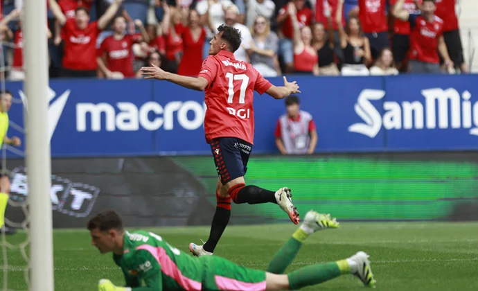 Jornada 2: Osasuna 1-0 Valencia. Estadísticas y puntos fantasy