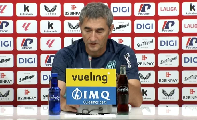 Valverde habla de Sancet, Unai Gómez, Prados, Laporte y el Rayo Vallecano