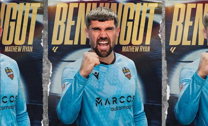 Mathew Ryan, nuevo portero del Levante UD