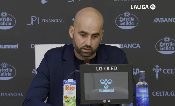 Giráldez analiza el empate y habla de Sotelo, Ilaix, Yoel Lago y las rotaciones