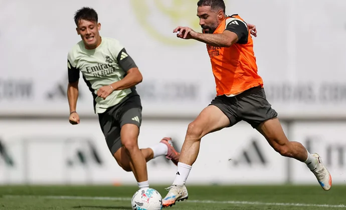 El Real Madrid completa la segunda sesión de la semana sin los cuatro lesionados