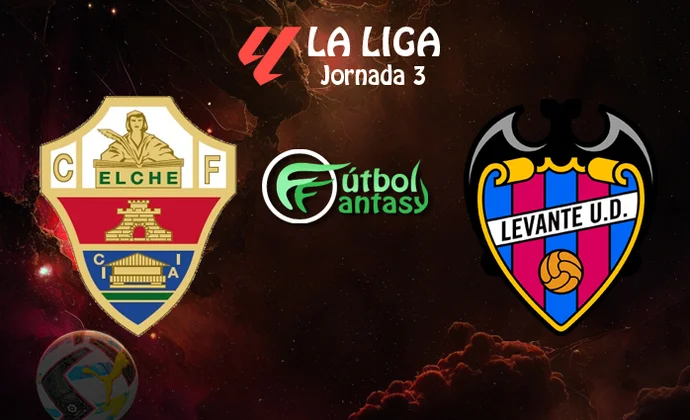 Alineaciones probables y previa fantasy del Elche - Levante