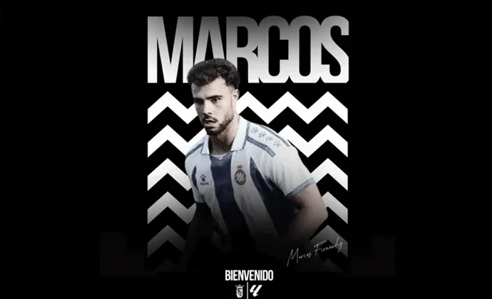 Marcos Fernández, cedido por el Espanyol al AD Ceuta FC