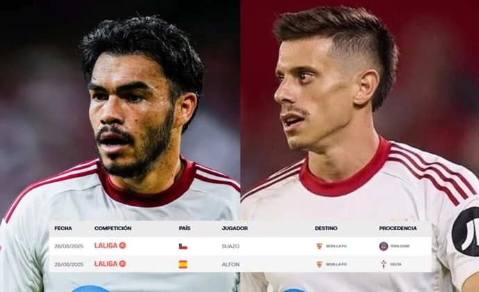 Gabriel Suazo y Alfon, inscritos en LaLiga gracias a Marcao