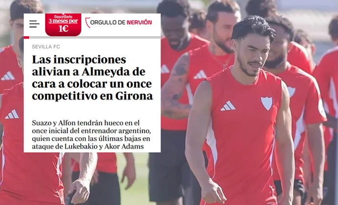 ABC de Sevilla apuesta por las titularidades de Alfon y Suazo