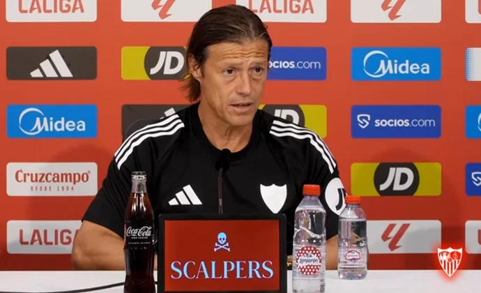 Almeyda, sobre Azpilicueta, Idumbo, Vlachodimos, Lukebakio, Marcao y la crisis del equipo
