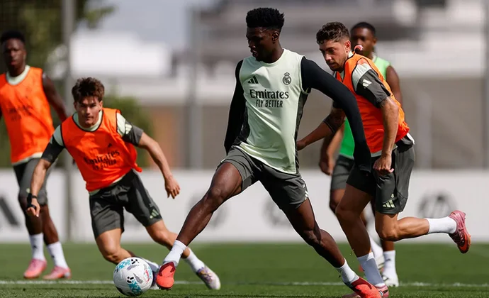 El Real Madrid completa la última sesión sin los cuatro lesionados