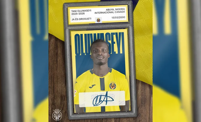 El Villarreal hace oficial el fichaje de Tani Oluwaseyi