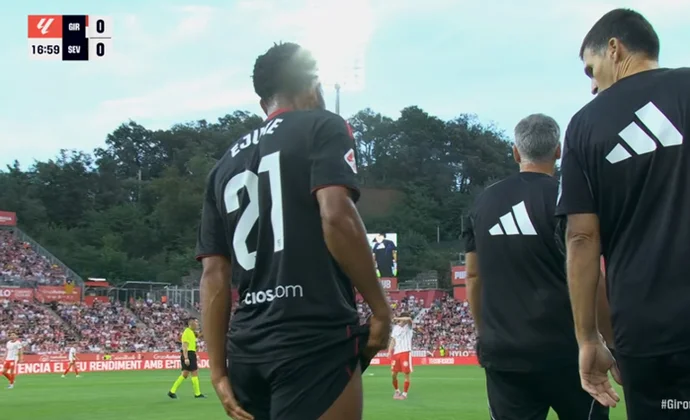 Ejuke cae lesionado de los isquiotibiales en Montilivi