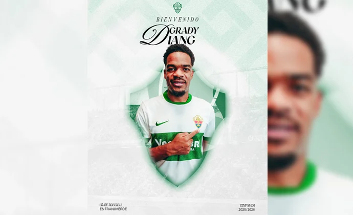 Grady Diangana es oficialmente nuevo jugador del Elche