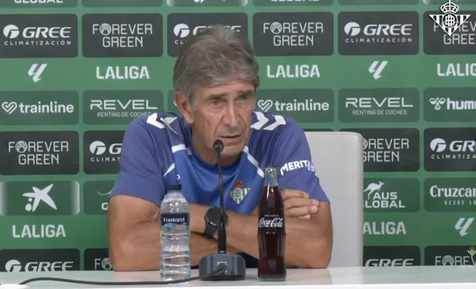 Pellegrini habla de Llorente, Deossa, Marc Roca, Antony, Ricardo Rodríguez, Pablo García, el mercado y la Europa League