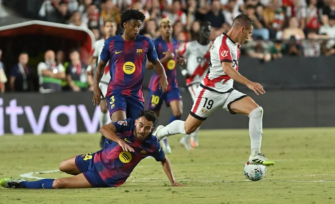 Jornada 3: Rayo 1-1 Barcelona. Estadísticas y puntos fantasy