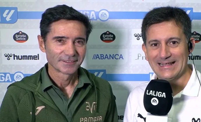 Marcelino analiza el momento del equipo en su visita a Balaidos
