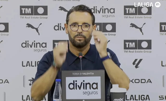 Bordalás analiza la derrota ante el Valencia y lamenta las ocasiones perdidas