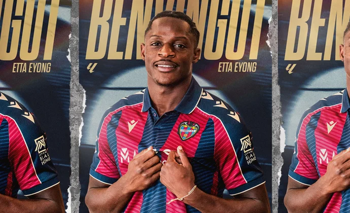 El Levante hace oficial el fichaje de Etta Eyong en propiedad hasta 2029