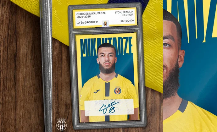 Georges Mikautadze es oficialmente nuevo jugador del Villarreal
