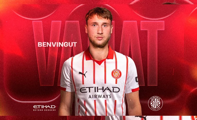 El Girona hace oficial el fichaje de Vladyslav Vanat