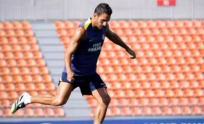 El Atlético completa una sesión de martes bajo mínimos