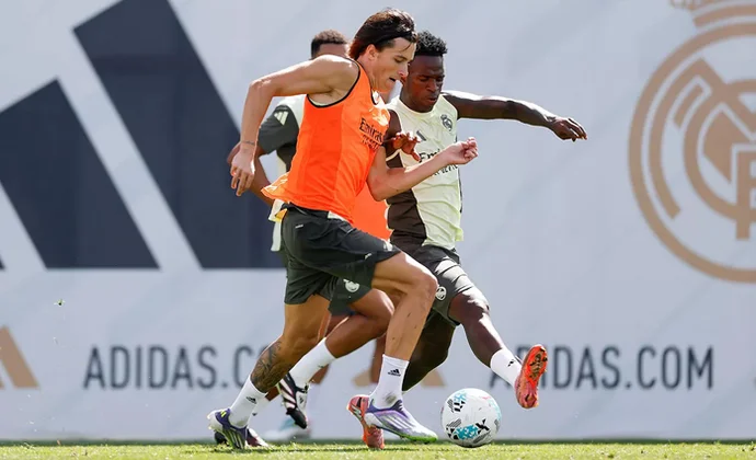 El Real Madrid completa la segunda sesión de la semana sin los internacionales ni lesionados