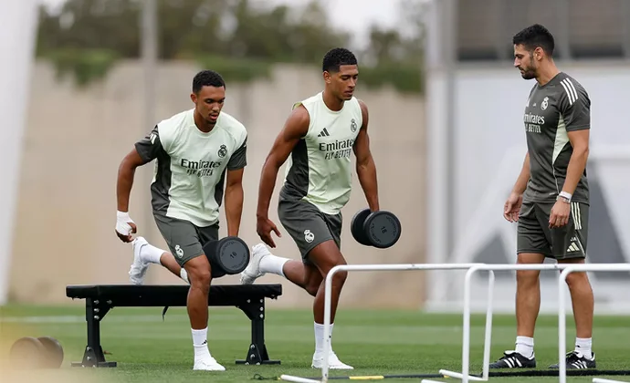 Jude Bellingham y Camavinga inician su incorporación progresiva al grupo