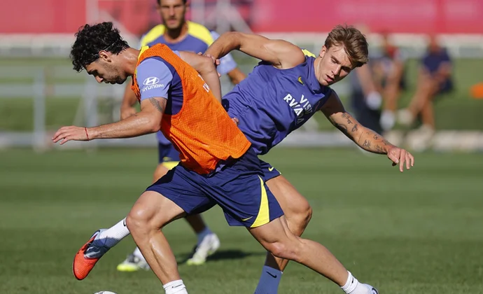 Sin ensayo en el Atlético: Simeone estudia cambios tras la baja de Almada y la vuelta de los internacionales