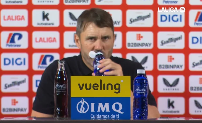 Coudet analiza el triunfo y detaca la entrada de Denis Suárez, Lucas Boyé y Toni Martínez