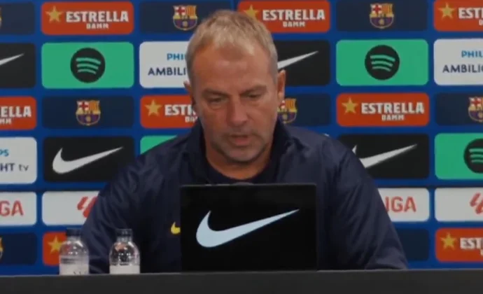 Flick carga contra Luis de la Fuente y habla de Yamal, Bernal, De Jong, Gavi, Raphinha y el Valencia