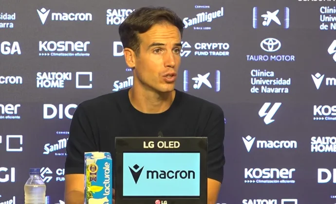 Íñigo Pérez analiza las claves de la derrota y habla de Becerra, Alemao y las sustituciones de Osasuna