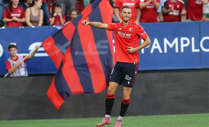 Jornada 4: Osasuna 2-0 Rayo Vallecano. Estadísticas y puntos fantasy