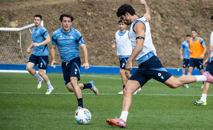 Sesión de recuperación en Zubieta pendientes de Sucic y Brais