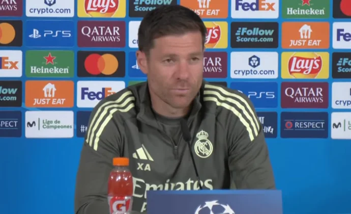 Xabi Alonso habla de Vinicius, Carvajal, Mbappé y el partido contra el Olympique de Marsella