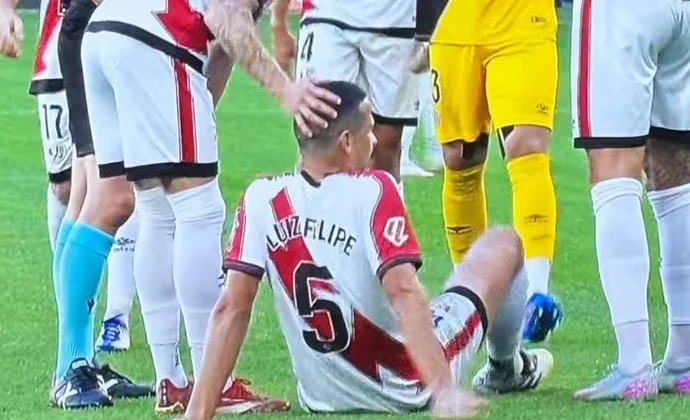 Luiz Felipe sufre una lesión leve en los isquiotibiales