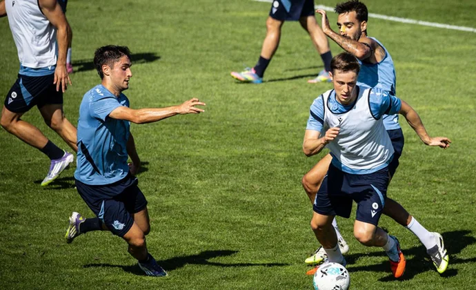 Oskarsson y Yangel Herrera, bajas en la sesión del miércoles en Zubieta