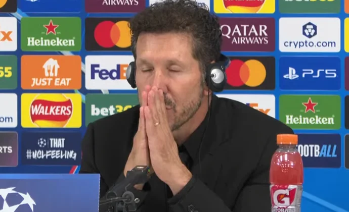 Simeone analiza la derrota, explica su explusión y habla de Llorente, Sorloth y Molina