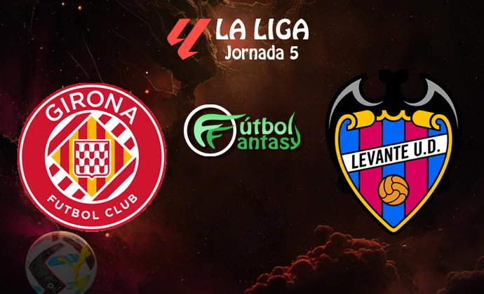 Posibles alineaciones y previa fantasy del Girona - Levante