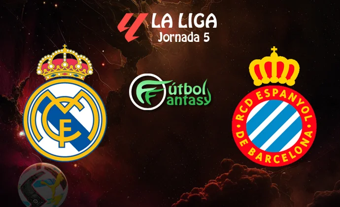 Alineaciones probables y previa fantasy del Real Madrid - Espanyol