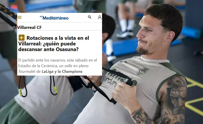 El Periódico Mediterráneo explica las posibles rotaciones de Marcelino para el sábado