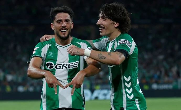 Jornada 5: Betis 3-1 Real Sociedad. Estadísticas y puntos fantasy