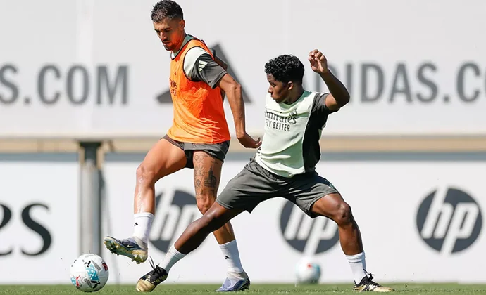 Endrick repite con el grupo. Mendy, Trent y Rudiger son las tres bajas