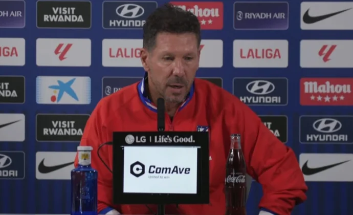Simeone, sobre Raspadori, Hancko, Julián Alvarez, Sorloth y el momento del equipo