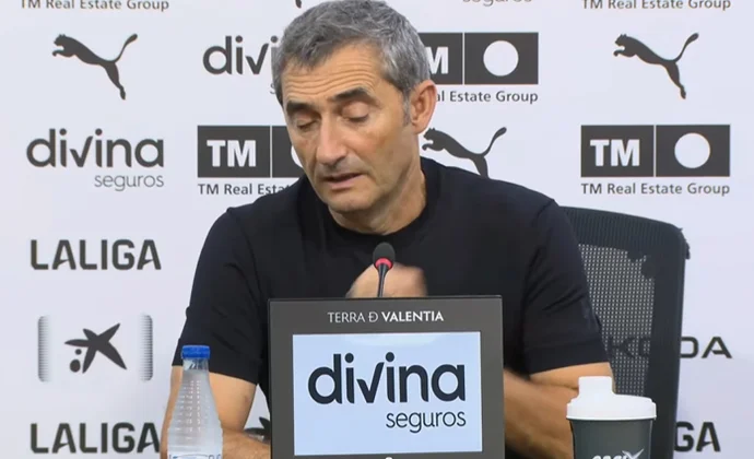 Valverde analiza la expulsión de Vivian, la falta de gol y habla de Laporte y Agirrezabala