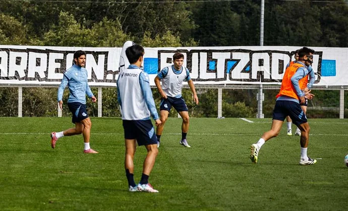La Real Sociedad se ejercita en Zubieta sin Aritz, Oskarsson y Yangel Herrera