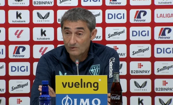 Valverde explica cómo llega el equipo y habla de Nico Williams, Laporte, Sannadi, Vivian, Guruzeta y el Girona