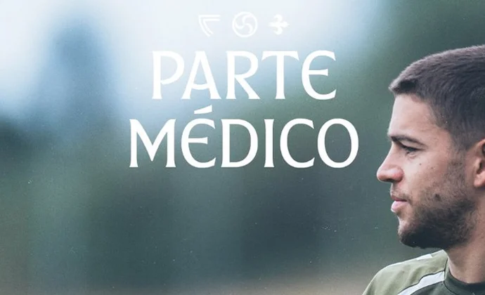 Parte médico: Sergio Carreira sufre un esguince leve
