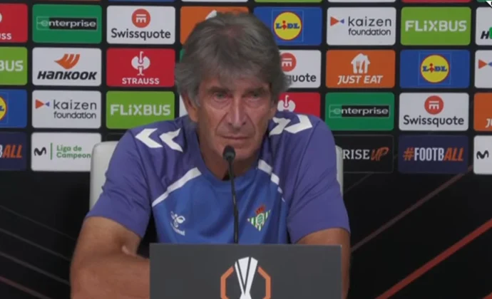 Pellegrini habla de Bellerín, Bartra, Llorente, Deossa, Antony, Pablo García, las rotaciones y el Nottingham Forest