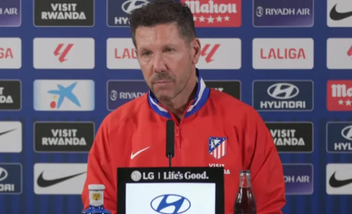 Simeone manda un mensaje a la afición y habla de Alvarez, Baena, Sorloth, Gallagher y los problemas defensivos