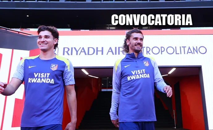 Lista de Simeone para el derbi sin los lesionados Almada, Cardoso y Giménez