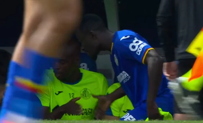 Djené y Mario Martín, sustituidos en el minuto 40 tras una mala primera parte