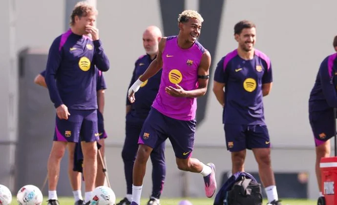 Yamal y Balde completan otro entrenamiento y reciben el alta médica